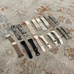 Fitbit charge three watch bands AND CHARGER!